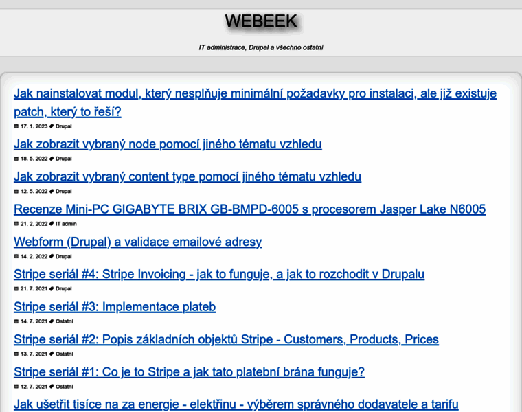 Webeek.cz thumbnail