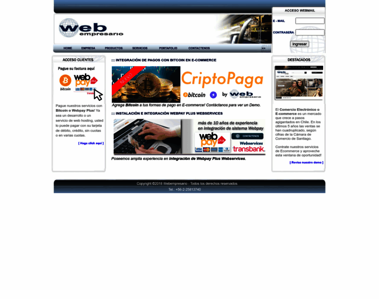 Webempresario.cl thumbnail