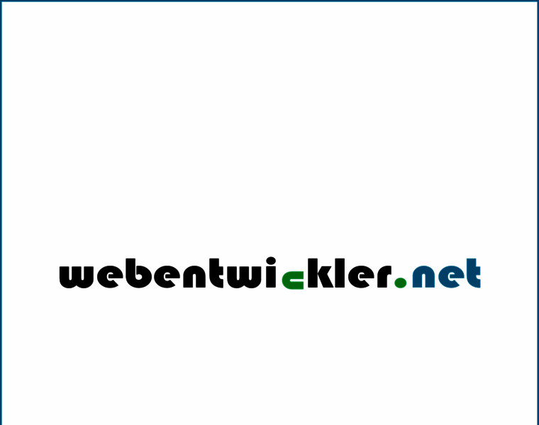 Webentwinkler.net thumbnail
