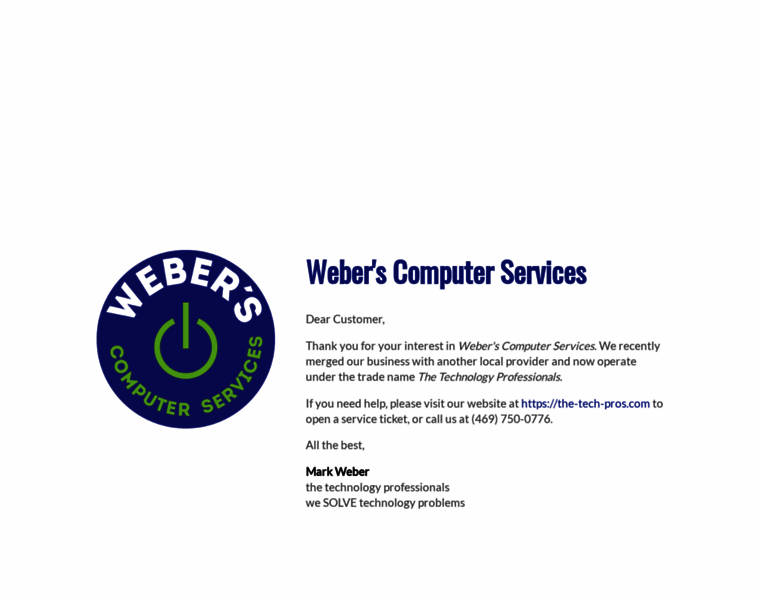 Weberscomputers.com thumbnail