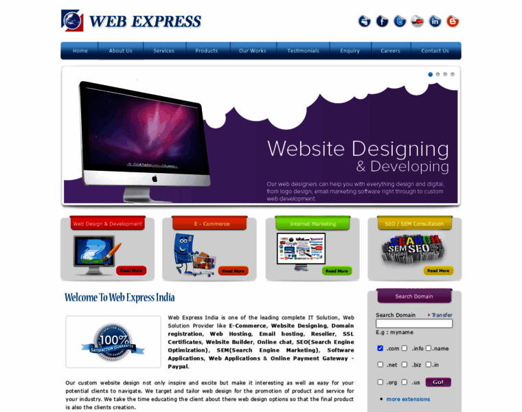 Webexpress.in thumbnail