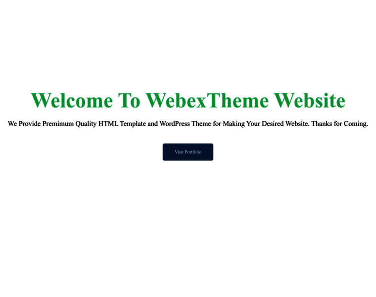 Webextheme.com thumbnail