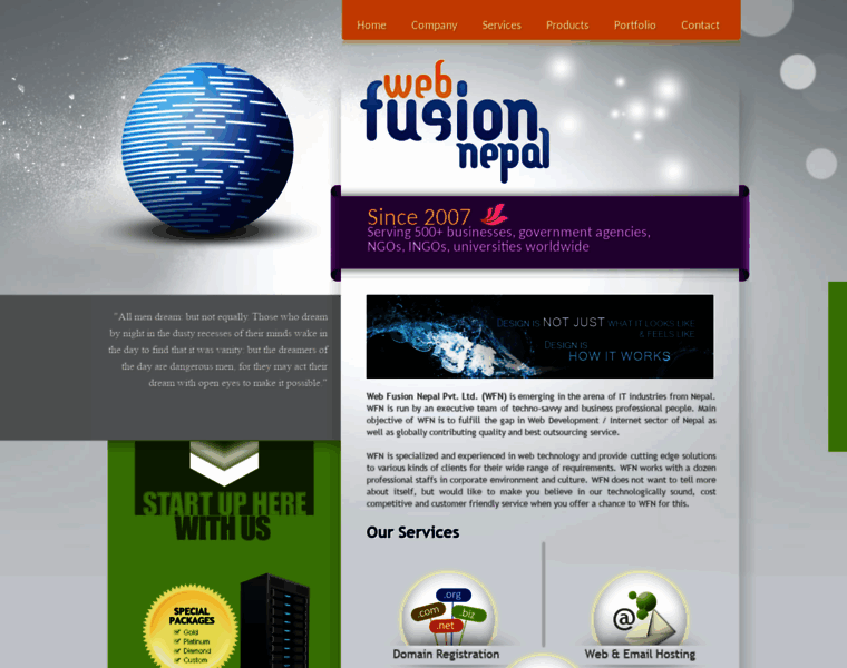 Webfusion.com.np thumbnail