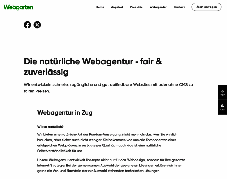 Webgarten.ch thumbnail