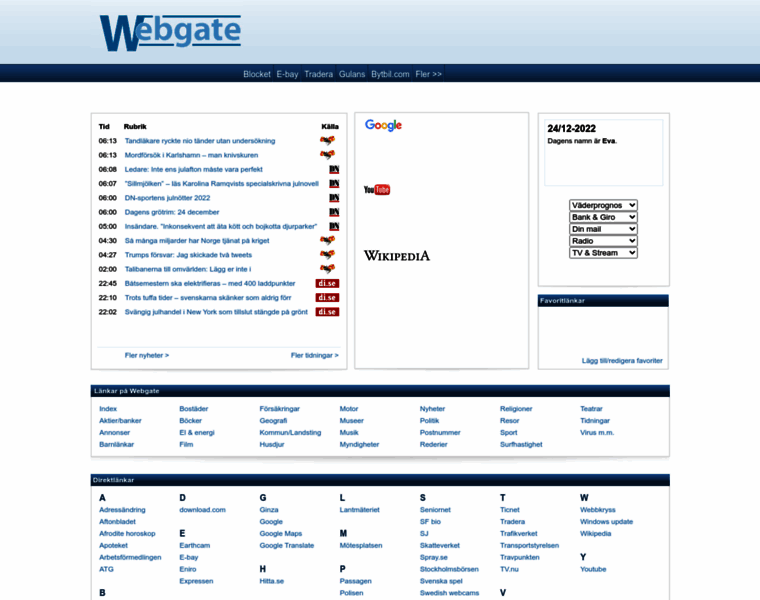 Webgate.se thumbnail