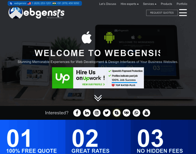 Webgensis.com thumbnail