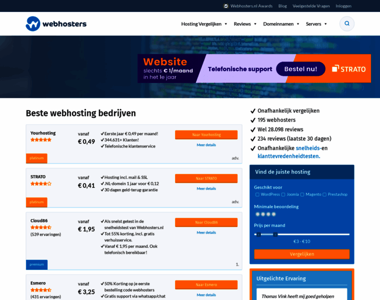 Webhosters.nl thumbnail