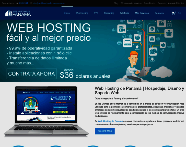 Webhostingdepanama.com thumbnail