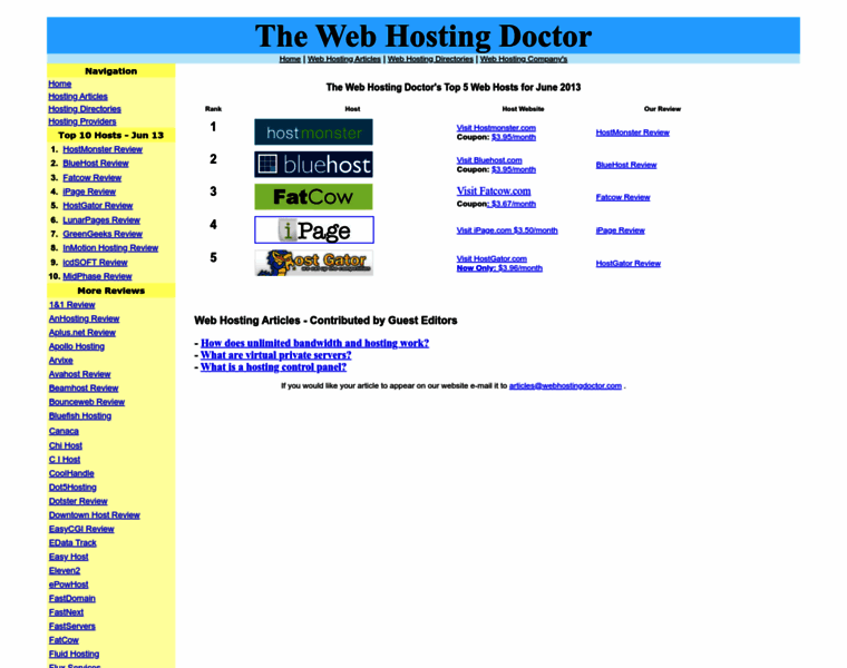 Webhostingdoctor.com thumbnail