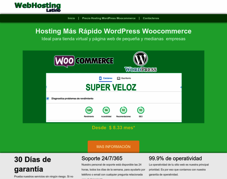 Webhostinglatino.com thumbnail