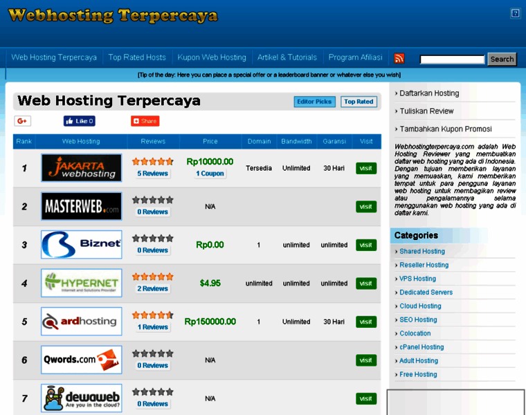 Webhostingterpercaya.com thumbnail