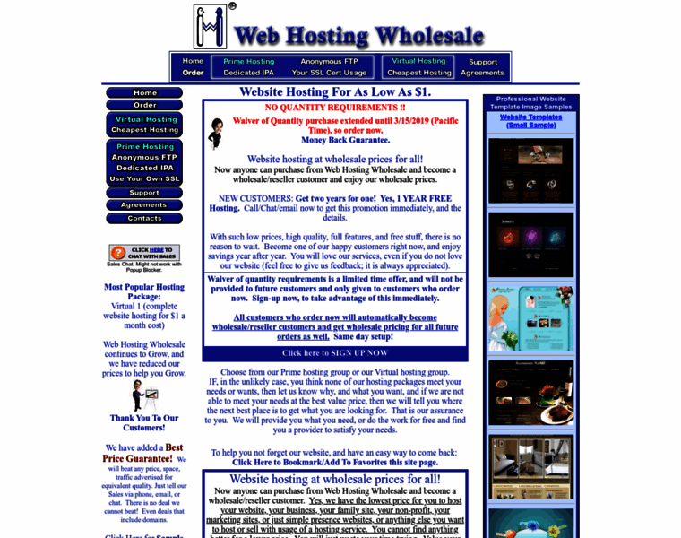 Webhostingwholesale.com thumbnail