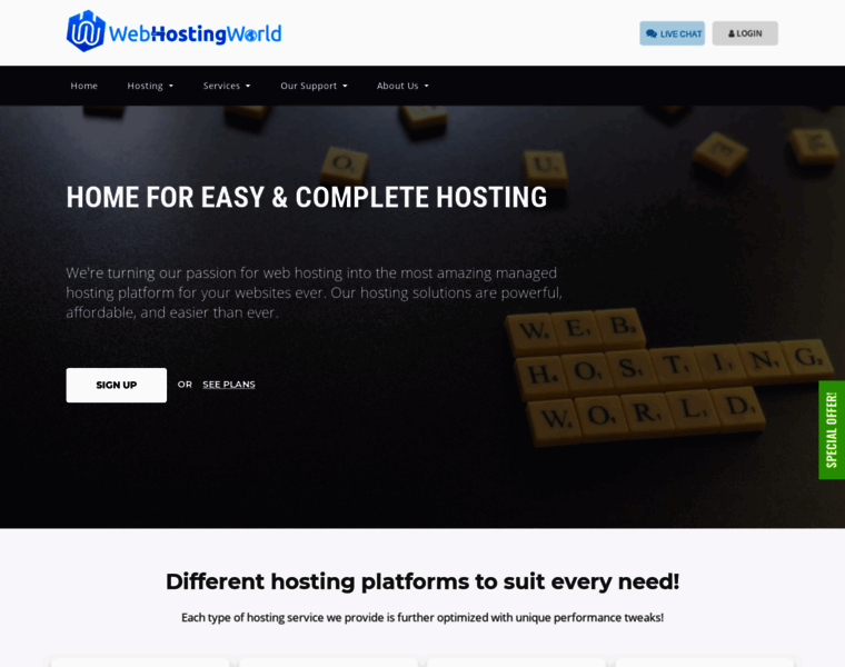 Webhostingworld.net thumbnail