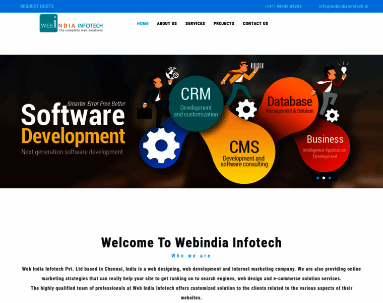 Webindiainfotech.in thumbnail