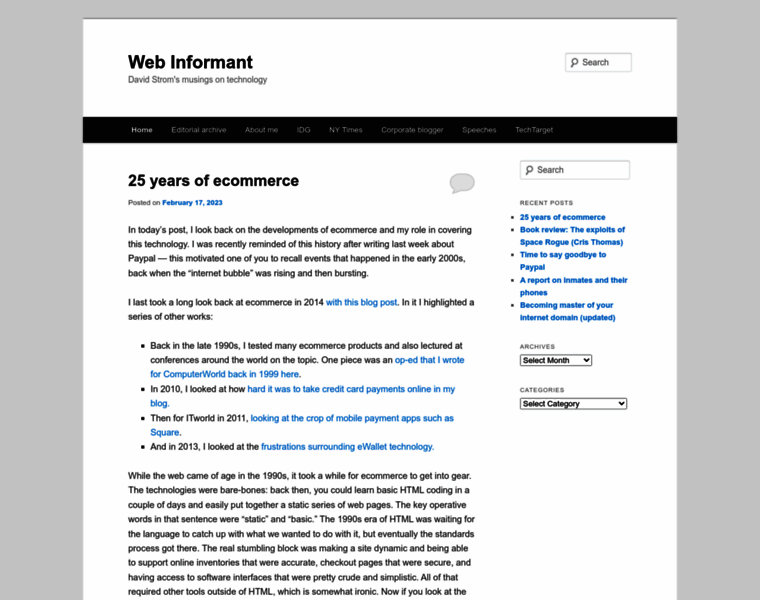 Webinformant.tv thumbnail