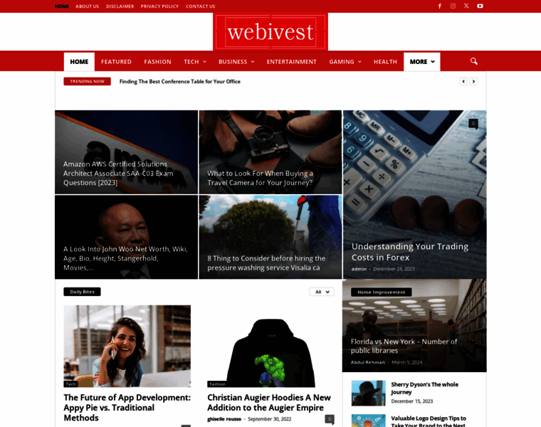 Webivest.com thumbnail