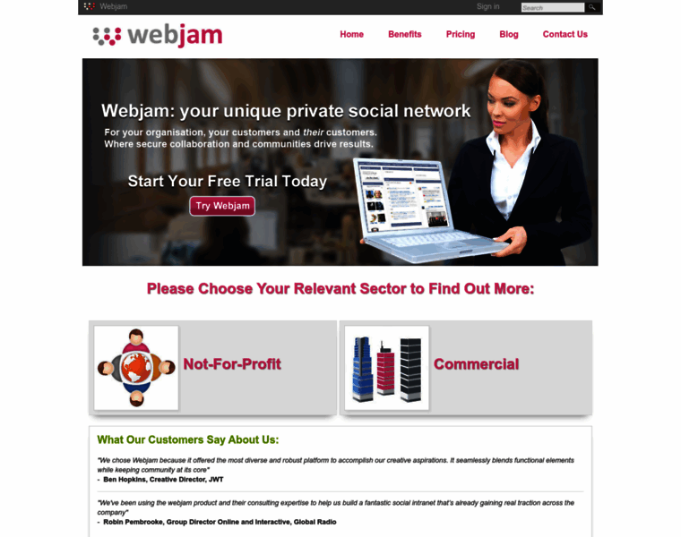Webjam.com thumbnail