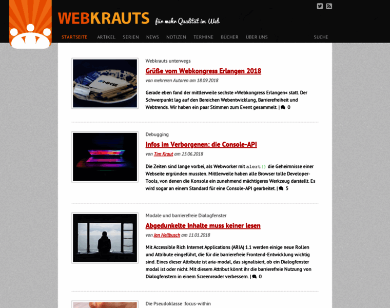 Webkrauts.de thumbnail