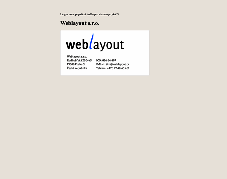 Weblayout.cz thumbnail