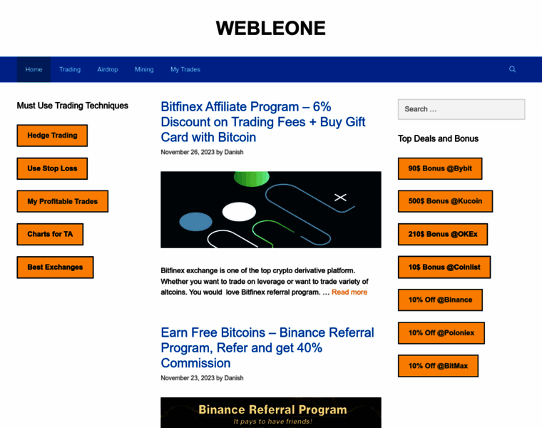 Webleone.com thumbnail