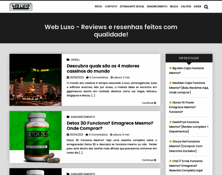 Webluxo.com.br thumbnail