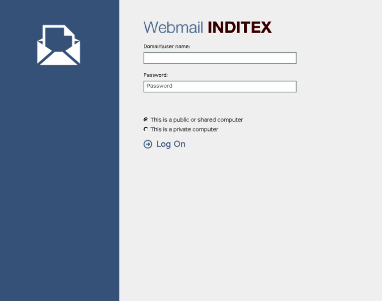 Webmail.inditex.com thumbnail