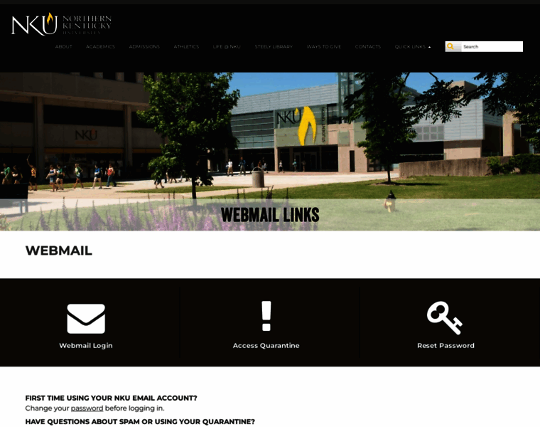 Webmail.nku.edu thumbnail