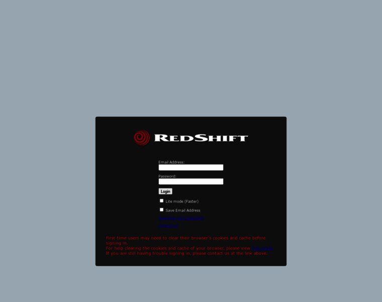 Webmail.redshift.com thumbnail