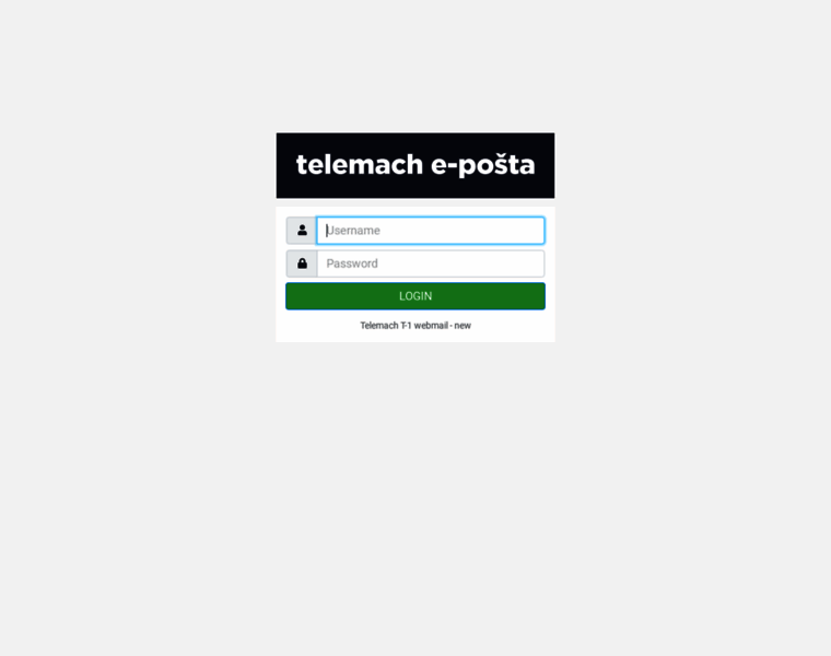 webmail.t-1.si at WI. Telemach T-1 webmail - new :: Welcome to Telemach ...