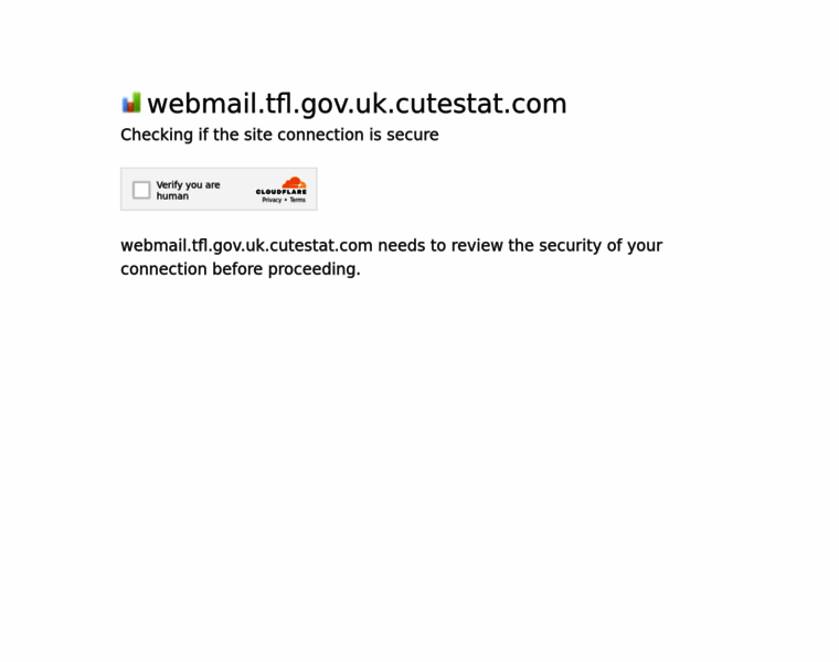 Webmail.tfl.gov.uk.cutestat.com thumbnail