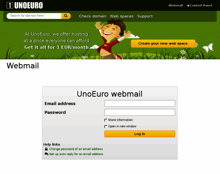 Webmail.unoeuro.com thumbnail