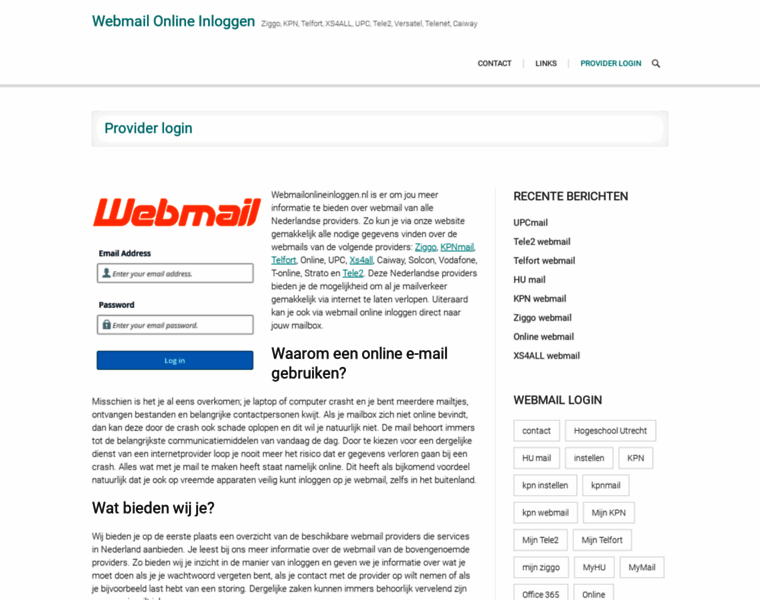 Webmailonlineinloggen.nl thumbnail