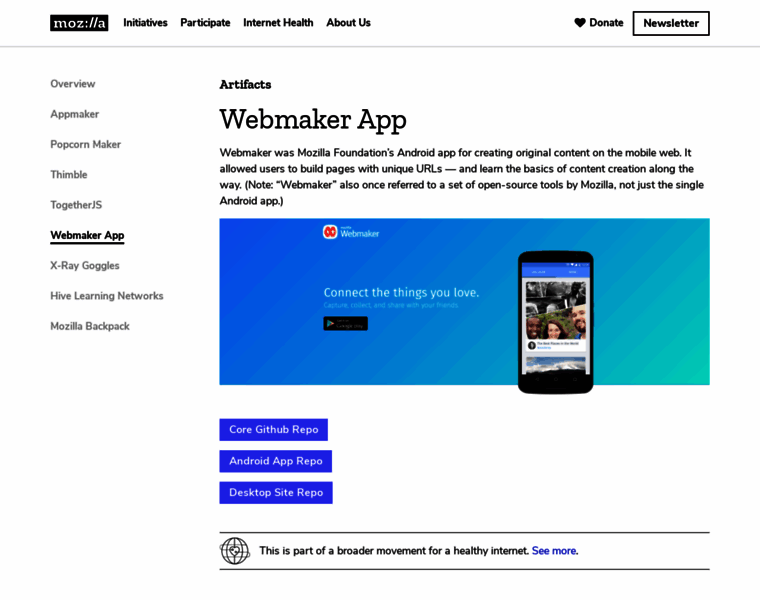 Webmaker.org thumbnail