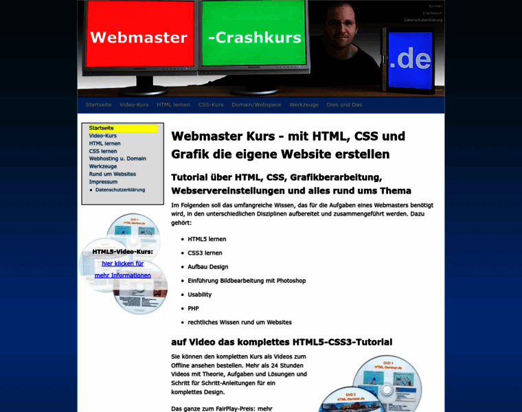 Webmaster-crashkurs.de thumbnail