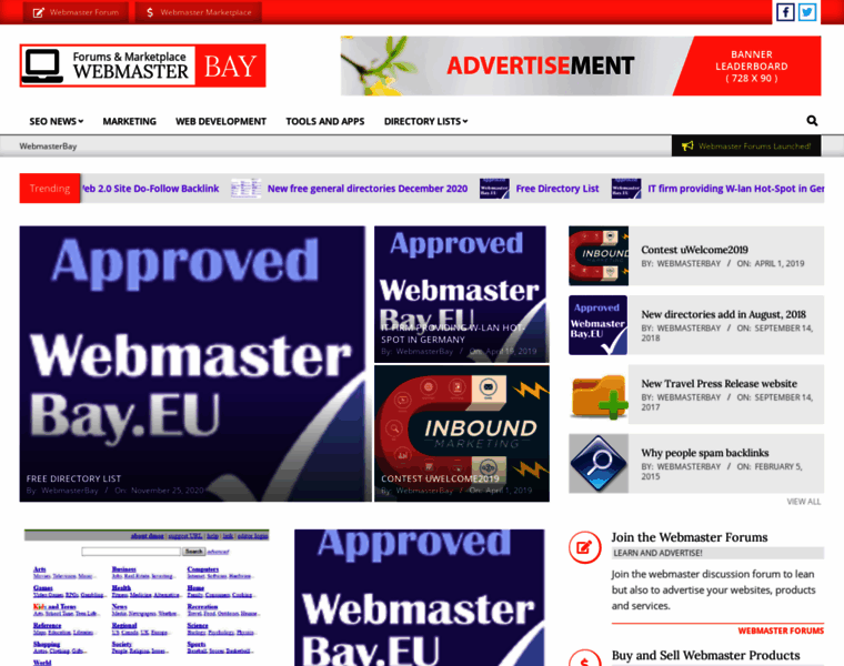 Webmasterbay.eu thumbnail