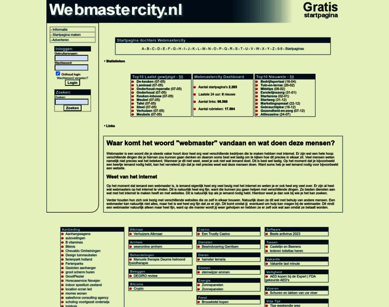 Webmastercity.nl thumbnail