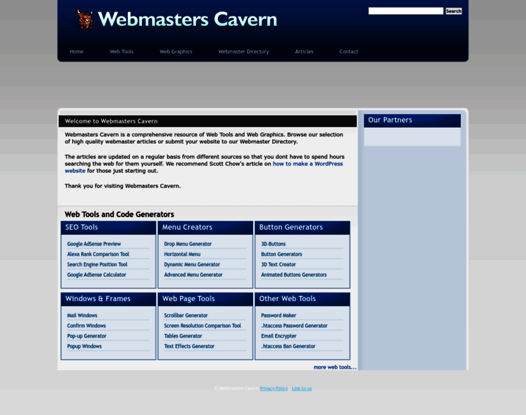 Webmasters-cavern.com thumbnail
