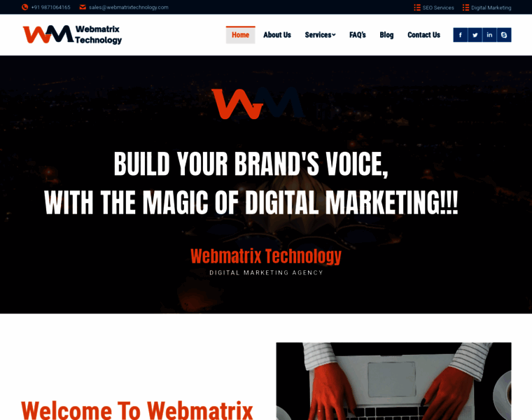 Webmatrixtechnology.com thumbnail