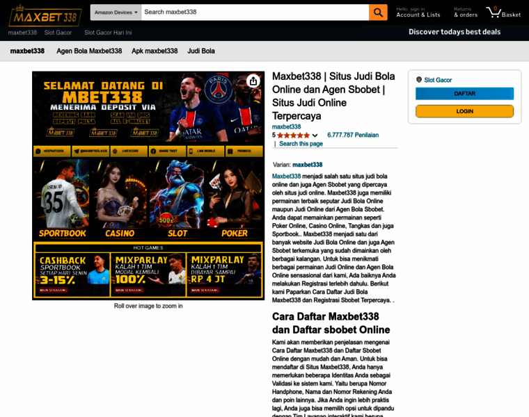 Webmaxbet338.info thumbnail