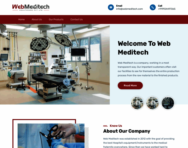 Webmeditech.com thumbnail
