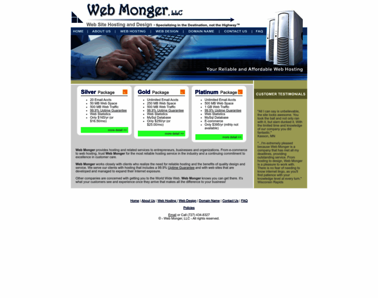 Webmonger.net thumbnail
