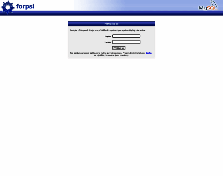 Webmysql.forpsi.com thumbnail Webmysql.forpsi.com thumbnail