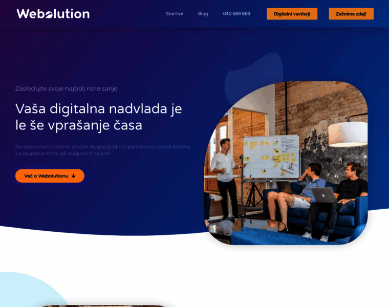 Webolution.si thumbnail