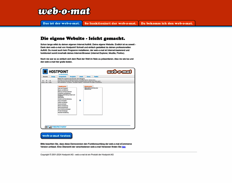 Webomat.ch thumbnail