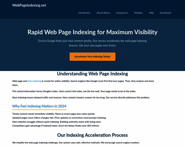 Webpageindexing.net thumbnail