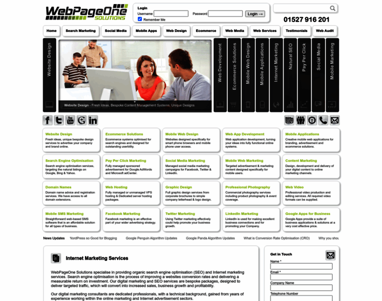 Webpageone.co.uk thumbnail