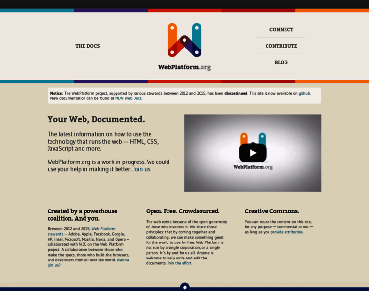 Webplatform.org thumbnail Webplatform.org thumbnail