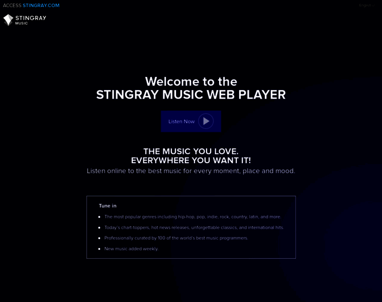 Webplayer.stingray.com thumbnail