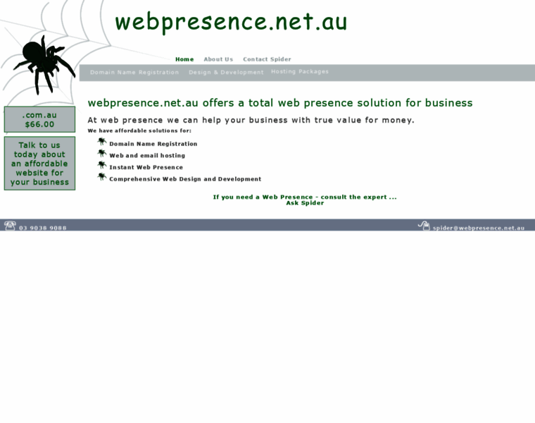 Webpresence.net.au thumbnail