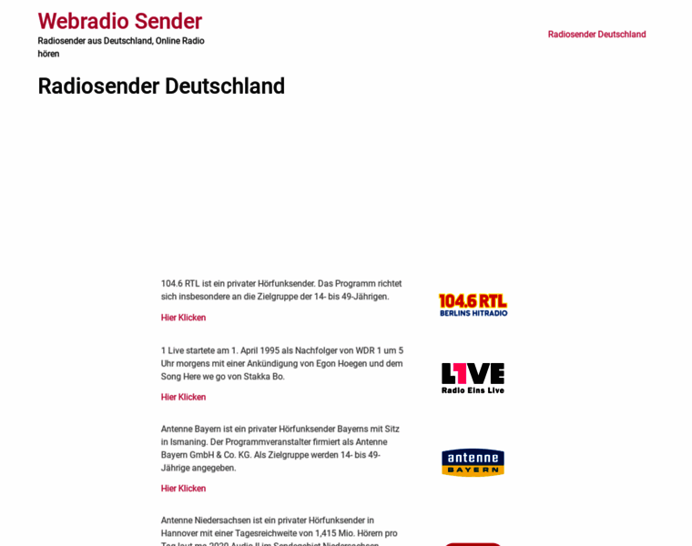Webradio-sender.de thumbnail